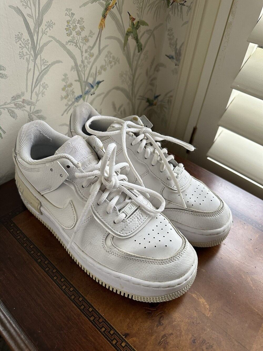 Size 9.5 - Nike Air Force 1 Shadow Triple White Euro Size 41